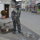 Bronzeplastik - Der Kalker - in Wülfrath