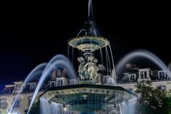 Bronzespringbrunnen am Rossio