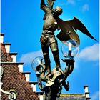 Bronzestatue „Heiliger Michael"