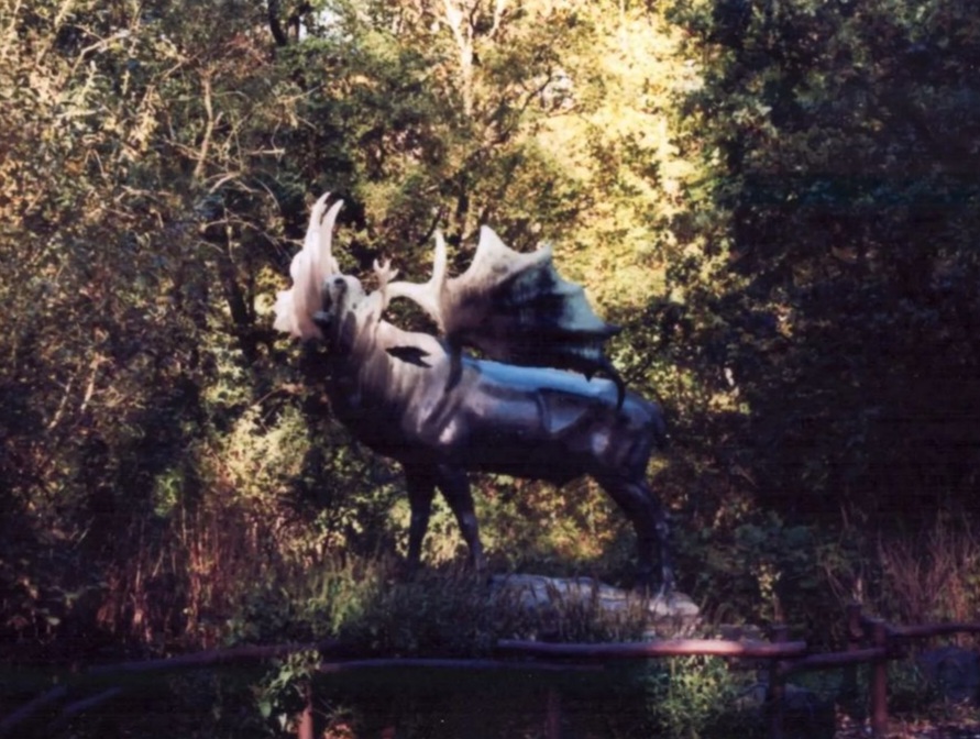 Bronzestaturen im Tierpark Berlin 