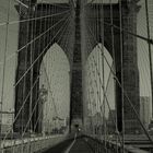 Brooklin Bridge NY - jetzt mal schwarz/ weiss-