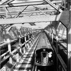 Brooklyn-Bound M Train on Williamsburg Bridge