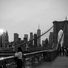 Brooklyn Bridge am Abend