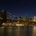 Brooklyn Bridge am Abend