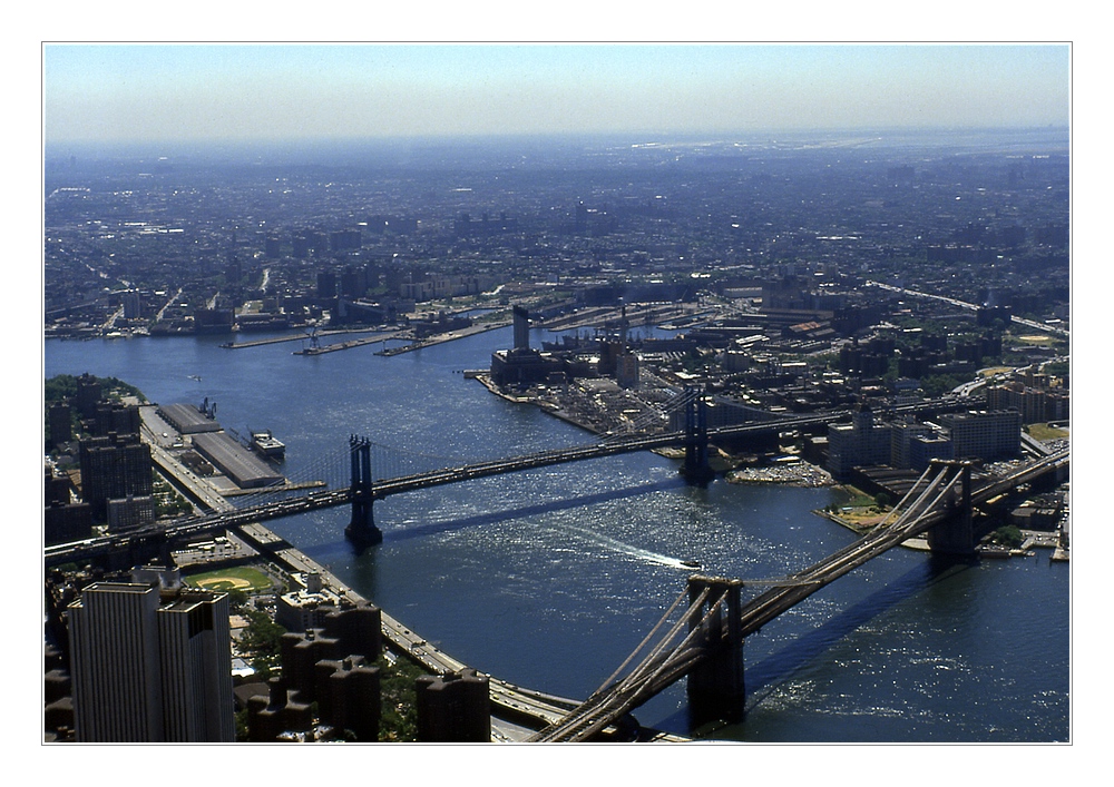 Brooklyn Bridge and Manhatten Bridge