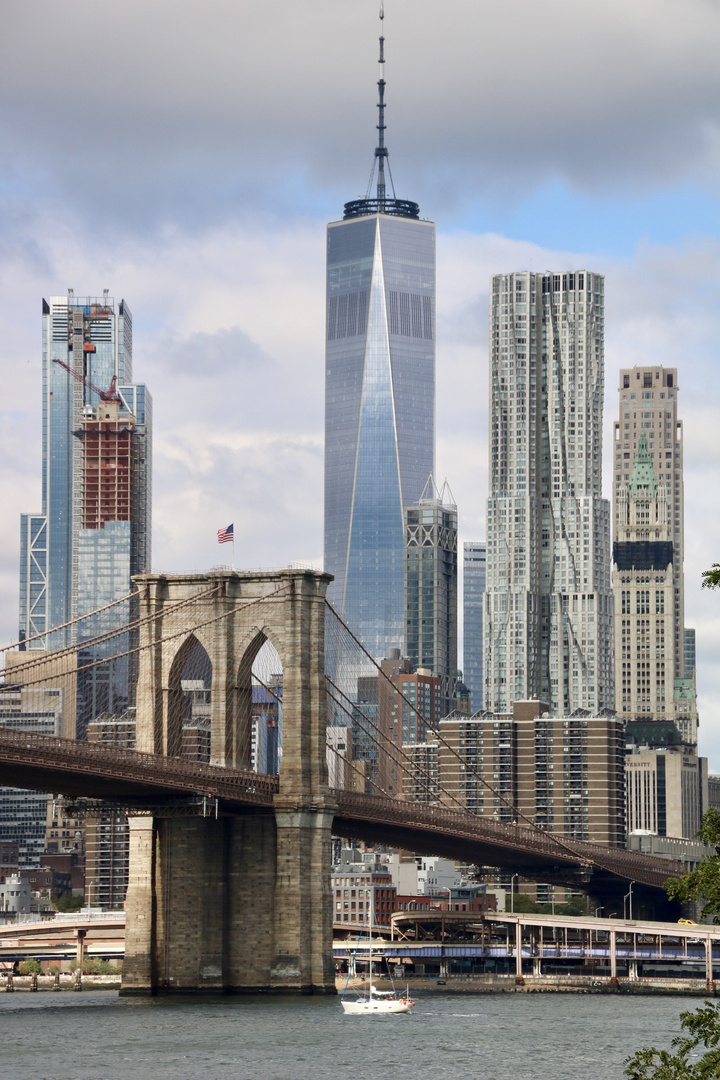 Brooklyn Bridge and One WTC