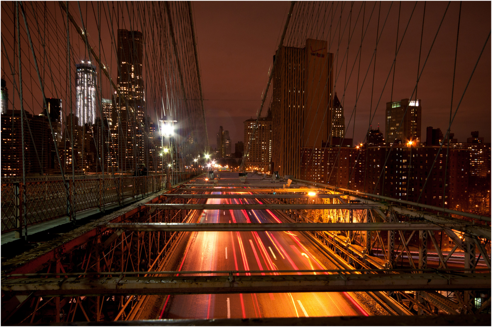 Brooklyn Bridge at night