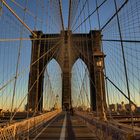 Brooklyn Bridge at sunset