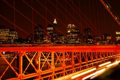 Brooklyn Bridge bei Nacht