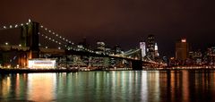 Brooklyn Bridge bei Nacht...