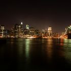 Brooklyn Bridge bei Nacht