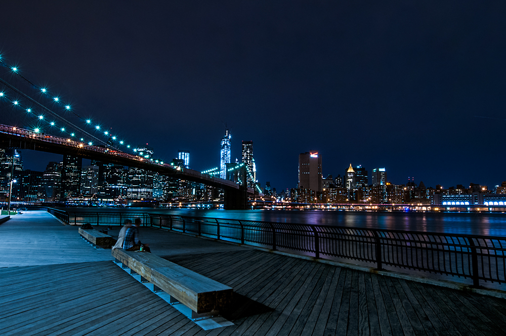 Brooklyn Bridge Couple