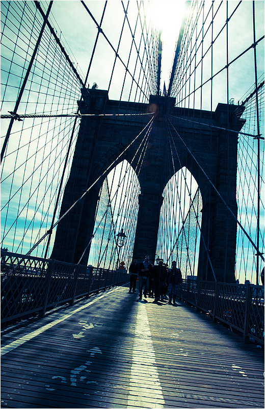 Brooklyn Bridge Crossing