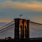 Brooklyn Bridge im Sonnenuntergang