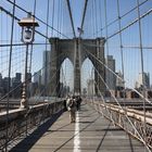 Brooklyn Bridge in New York City USA