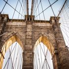 Brooklyn Bridge mit Blauemhimmel