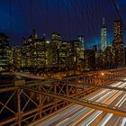 Brooklyn Bridge mit Manhattan Skyline