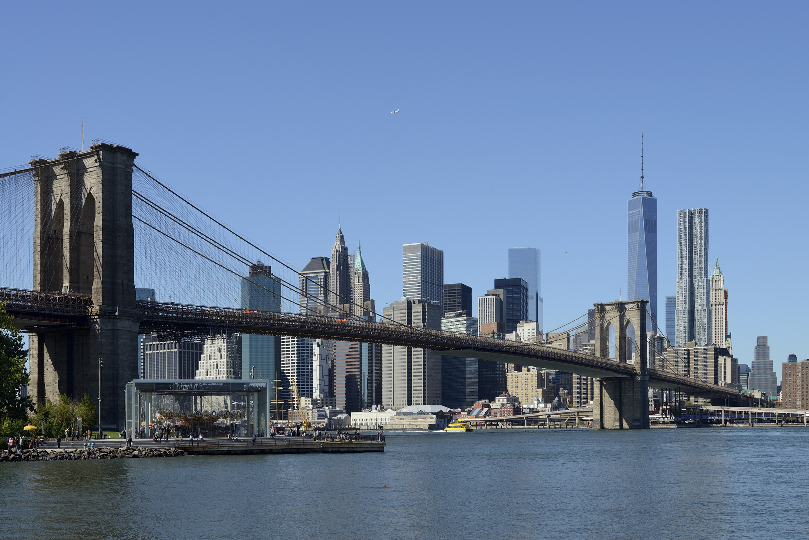 Brooklyn Bridge mit Skyline 1