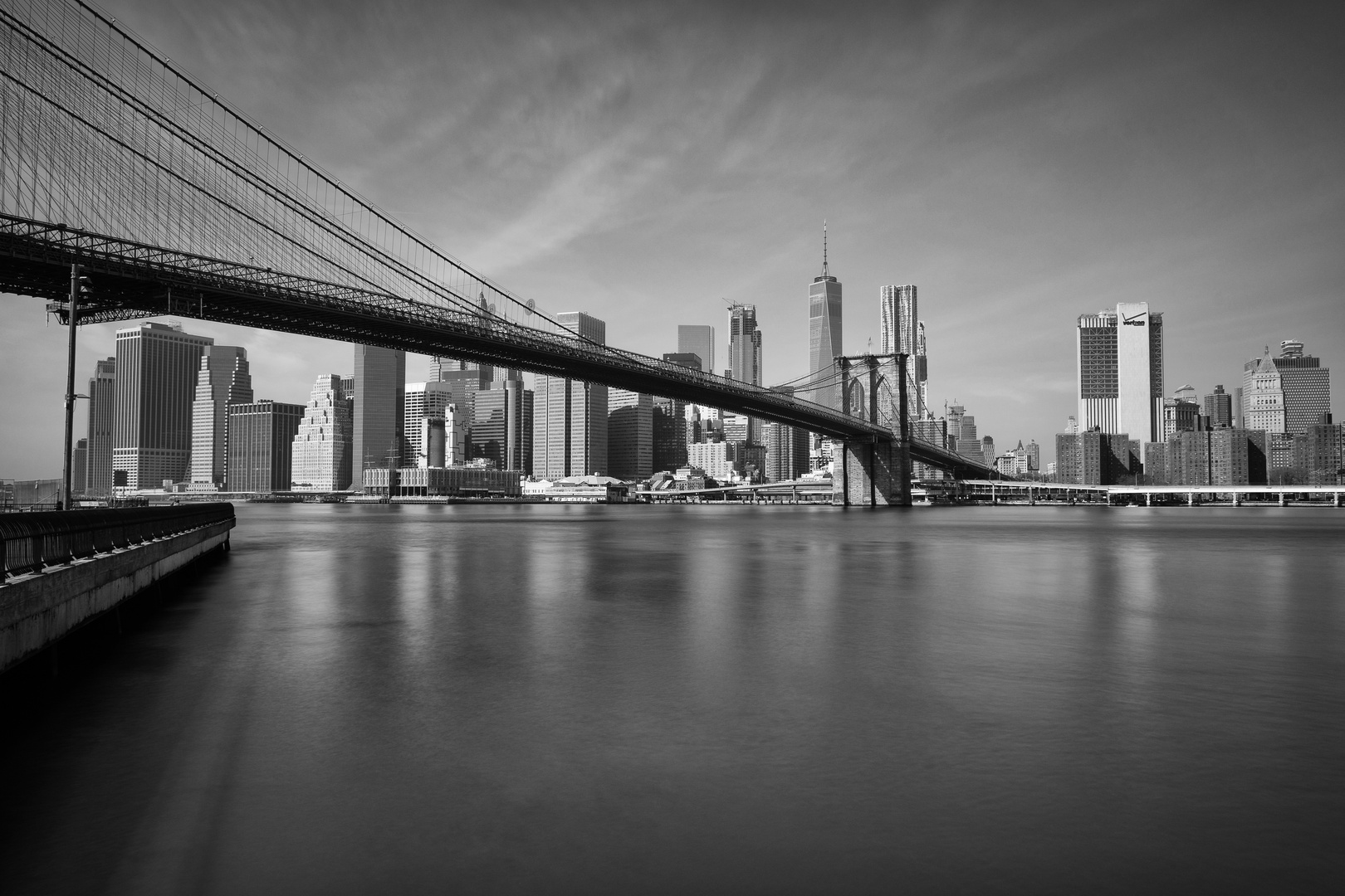 Brooklyn Bridge mit Skyline