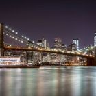 Brooklyn Bridge New York USA bei Nacht