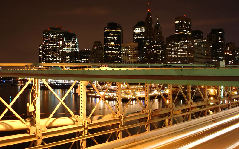 Brooklyn Bridge @ night