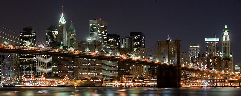 Brooklyn Bridge @ night