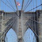 Brooklyn Bridge NYC Steel Stars and Stripes