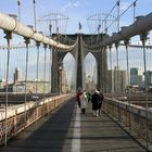 Brooklyn Bridge (NYC), Weg zum Ostpfeiler