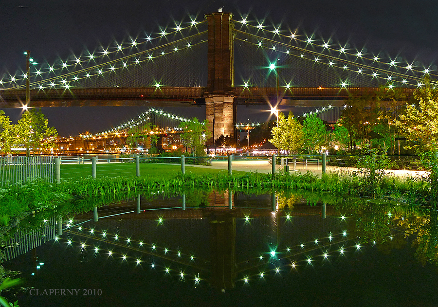 Brooklyn Bridge Reflection