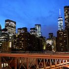 Brooklyn Bridge: Skyline am Abend 1