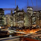 Brooklyn Bridge: Skyline am Abend 2