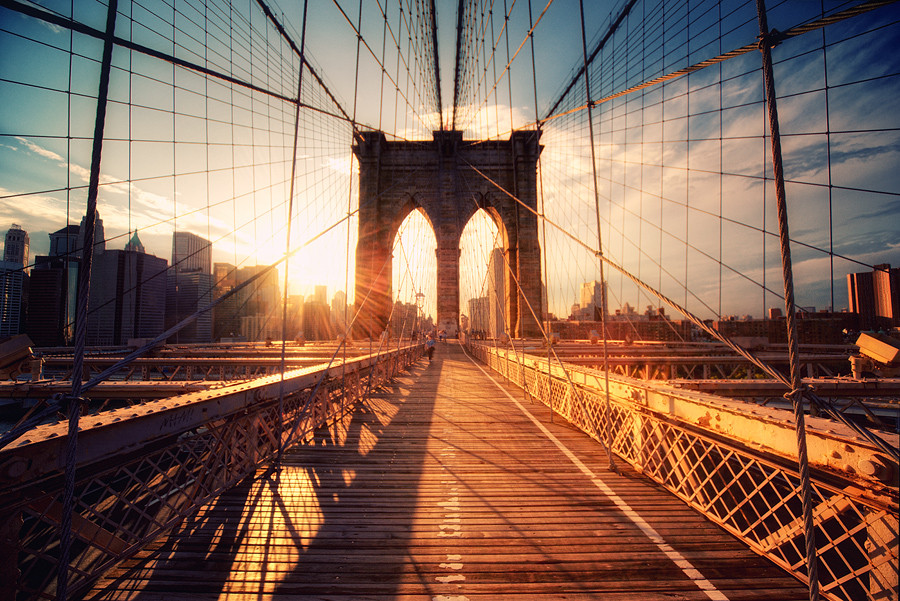 Brooklyn Bridge Sunset