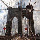 Brooklyn Bridge - Tissage de cable