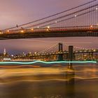 Brooklyn Bridge und Manhattan Bridge