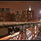 Brooklyn Bridge view at night