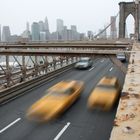 Brooklyn Bridge - Yellow Cabs