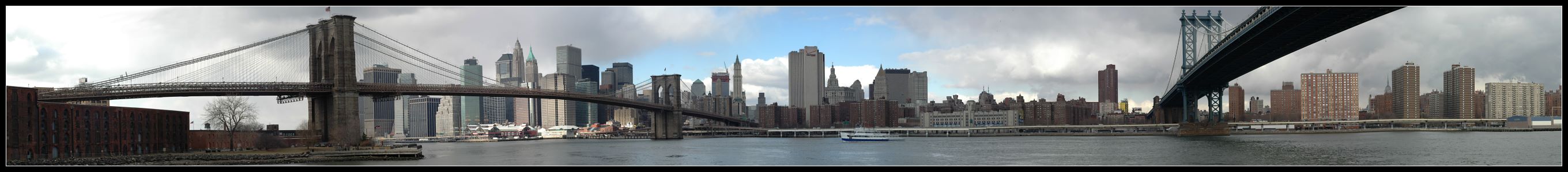 Brooklyn und Manhattan Bridge