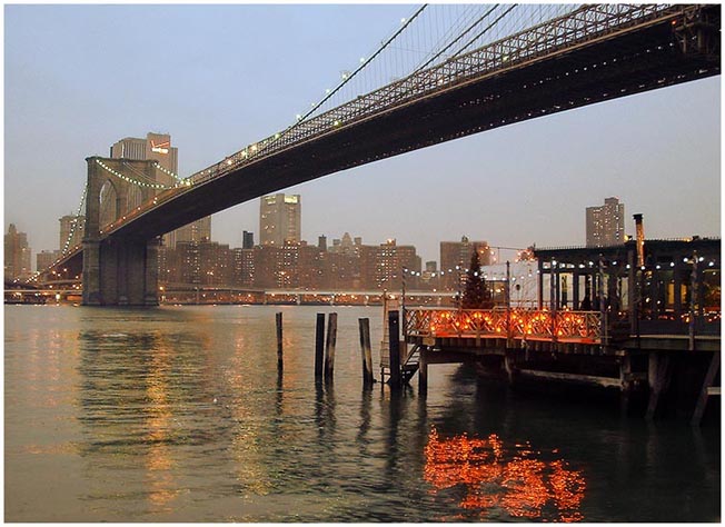 Brooklynbridge by night!