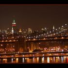 Brooklynbridge New York mit Blick auf Manhattan