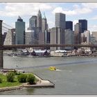 Brooklynbridge with Skyline of New York