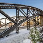 Brooksbrücke im Winter