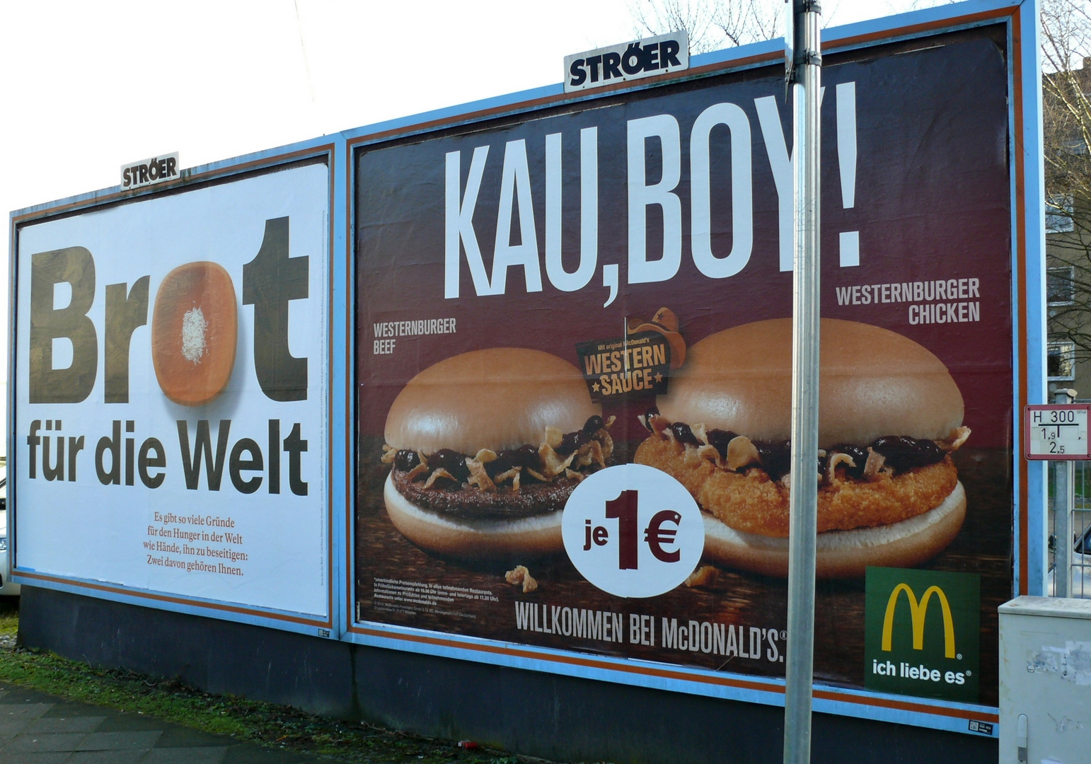 "Brot für die Welt" kontra "Kau,Boy!"