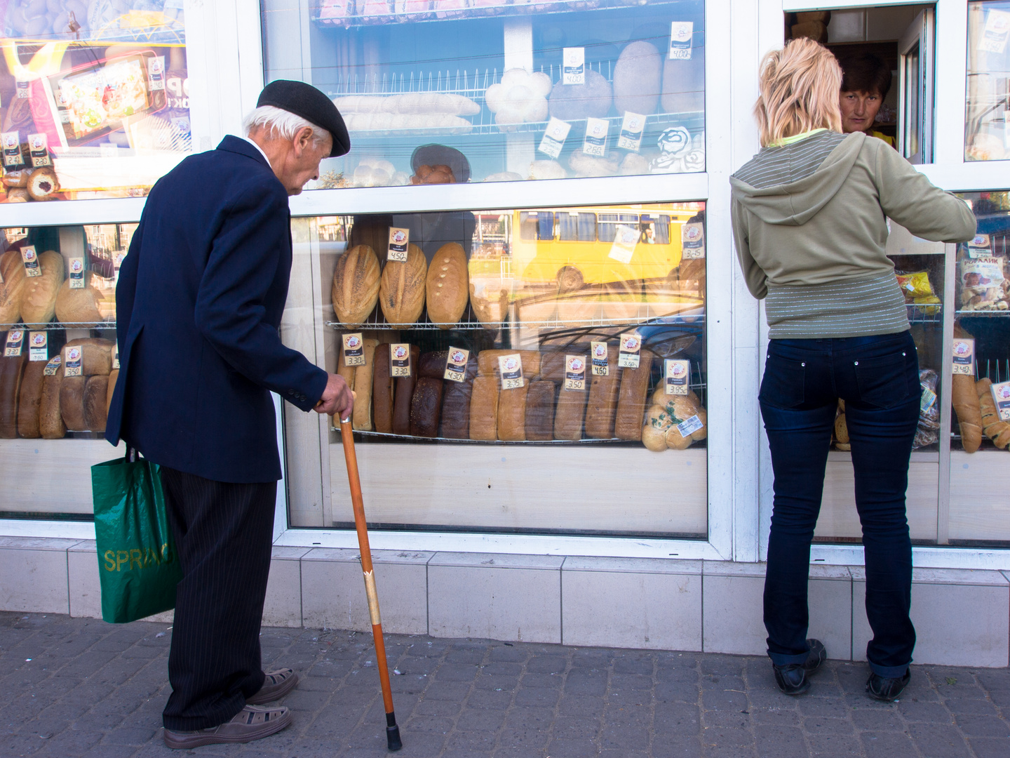 Brot kaufen in L'viv