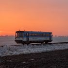 Brotbüchse im Sonnenaufgang