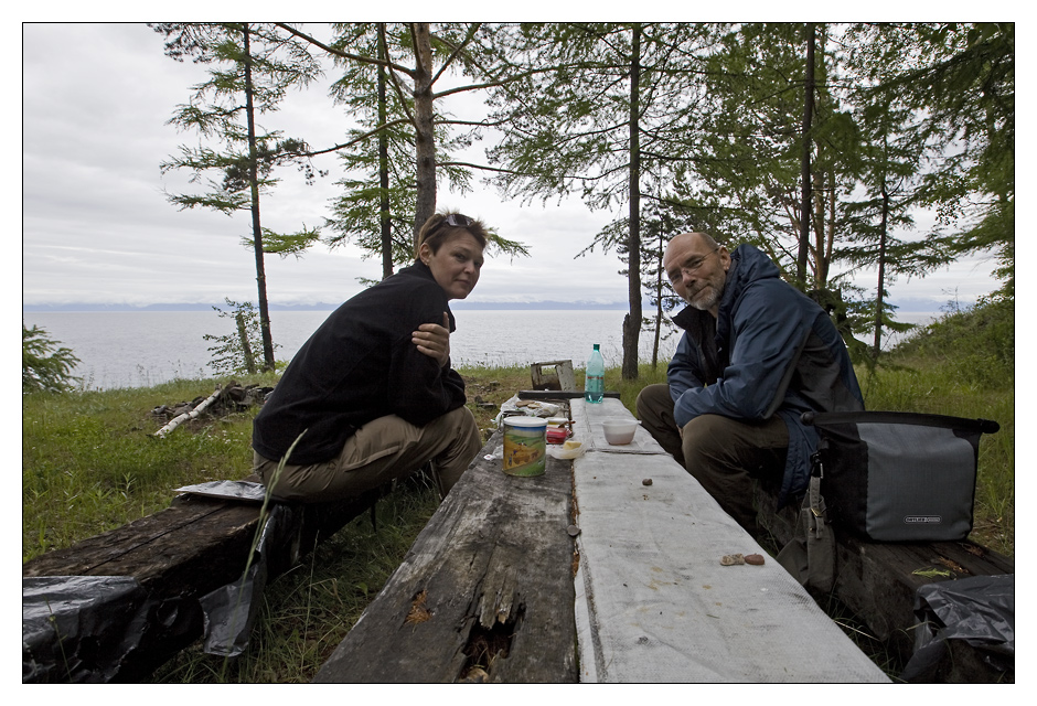 Brotzeit am Baikal