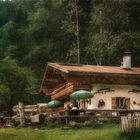 Brotzeit auf der Alm 