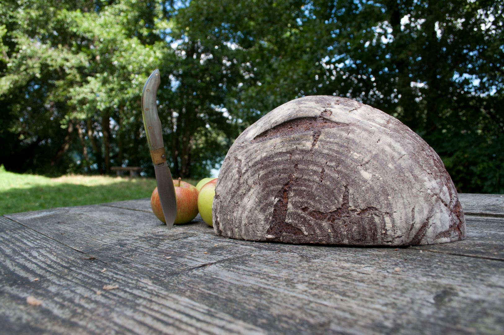 Brotzeit beim Paddeln