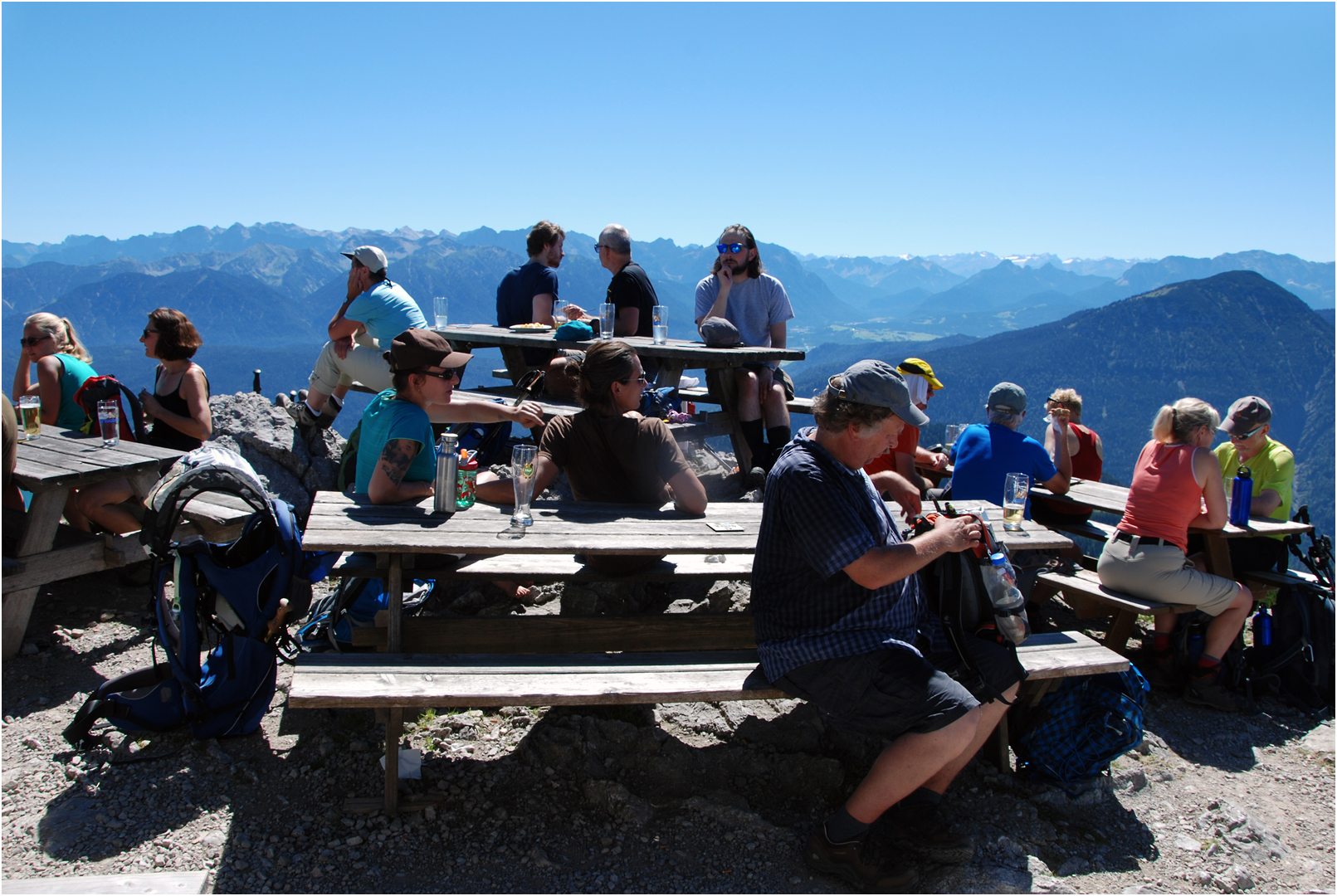 Brotzeit mit Aussicht