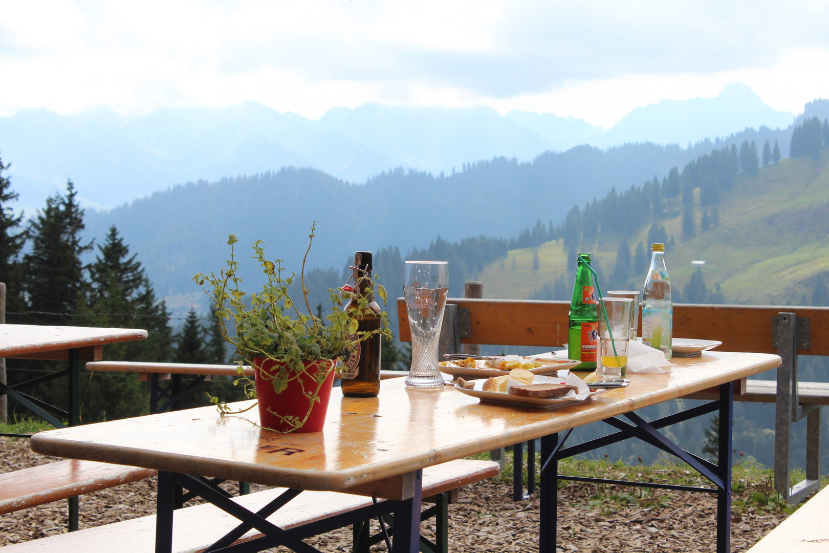 Brotzeit-Stillleben, Bolsterlang, Allgäu