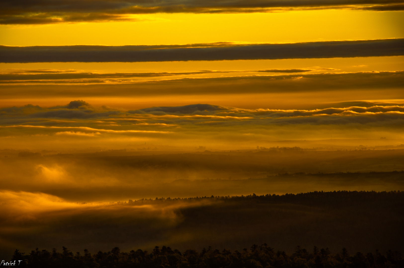 Brouillard dans la vallée